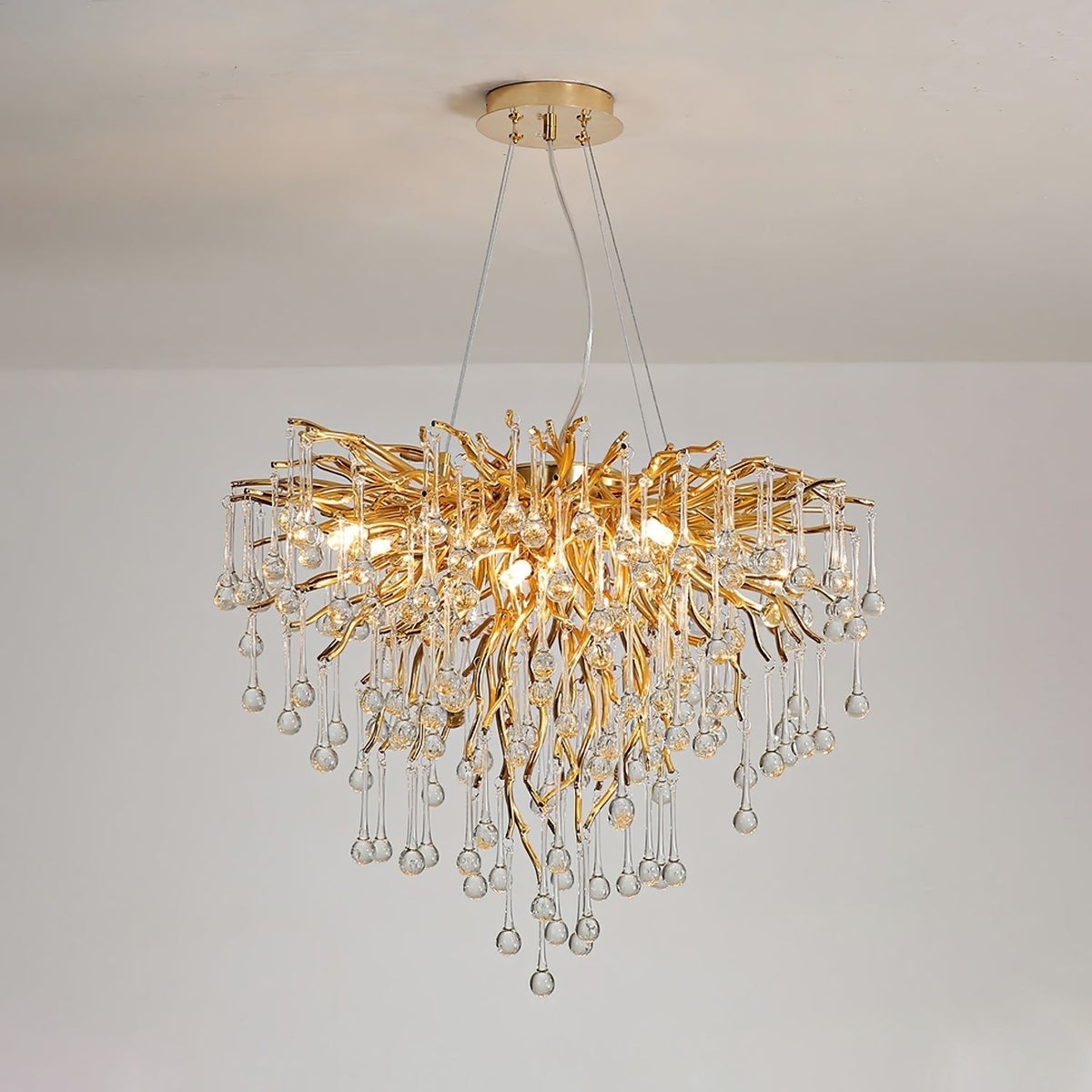 Solina Lustre Cristal Postmoderne Luxueux
