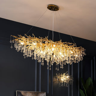 Eurrinis Lustre Cristal Postmoderne Luxueux