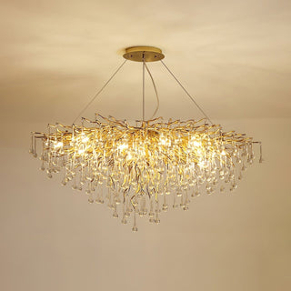 Eurrinis Lustre Cristal Postmoderne Luxueux