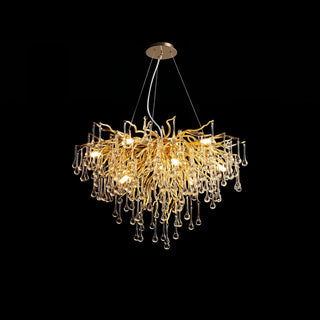 Eurrinis Lustre Cristal Postmoderne Luxueux