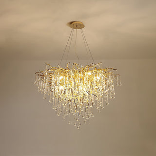 Eurrinis Lustre Cristal Postmoderne Luxueux