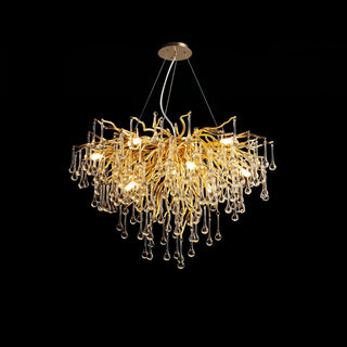 Eurrinis Lustre Cristal Postmoderne Luxueux