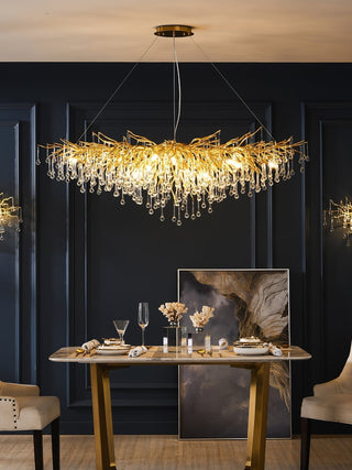 Eurrinis Lustre Cristal Postmoderne Luxueux