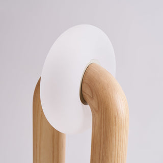 Raelix Lampe de Table Vintage Bois