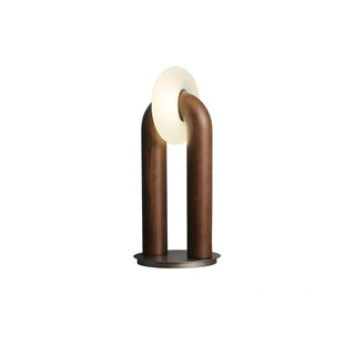 Raelix Lampe de Table Vintage Bois