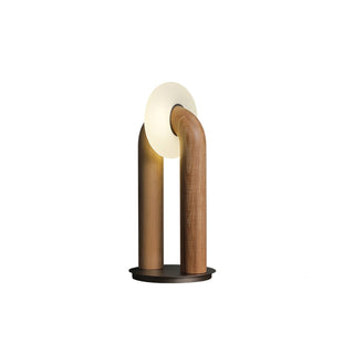 Raelix Lampe de Table Vintage Bois