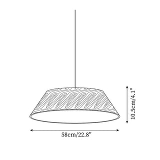 Novain Suspension en grain de bois-Luire