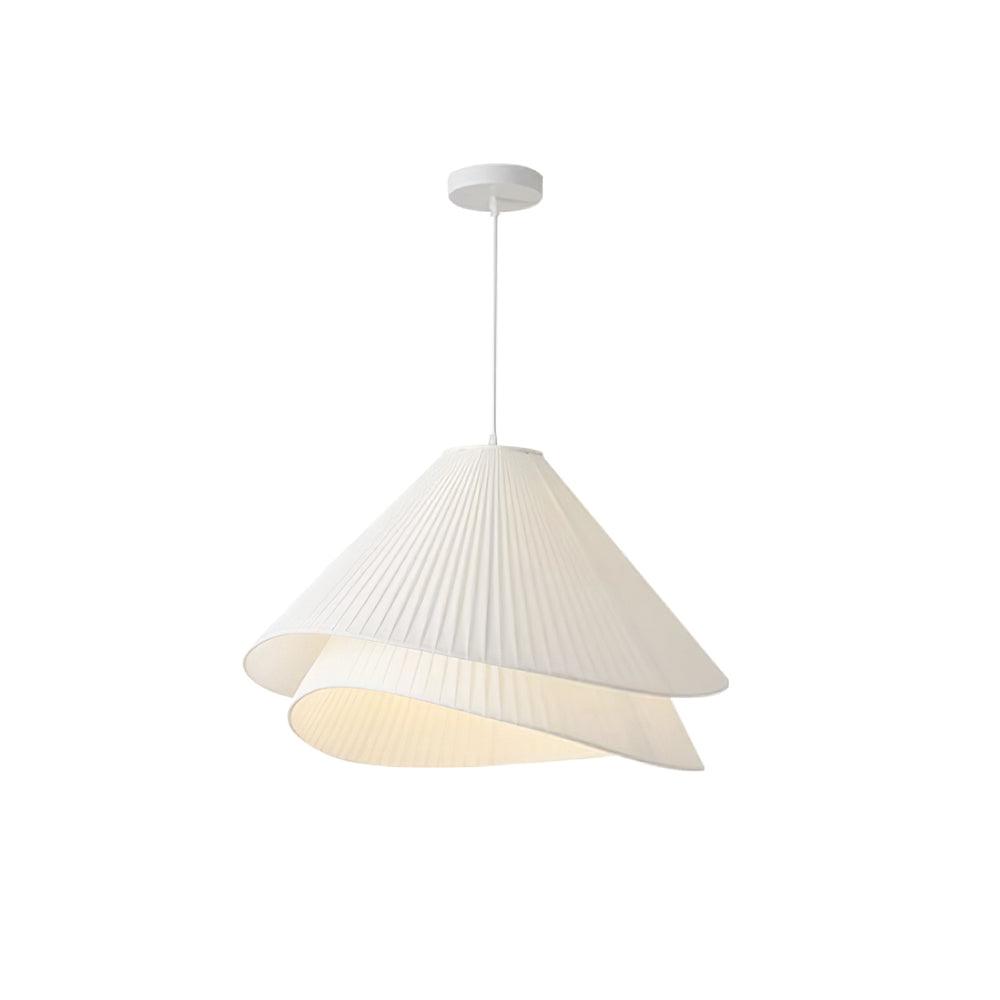 Tempo Pleated Pendant Light-Neutral Decor