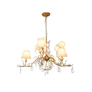 Olsolan Postmodern Luxe Tissu Cristal Lustre