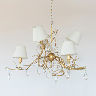 Olsolan Postmodern Luxe Tissu Cristal Lustre