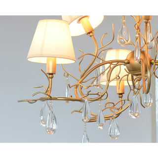Olsolan Postmodern Luxe Tissu Cristal Lustre