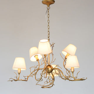 Olsolan Postmodern Luxe Tissu Cristal Lustre