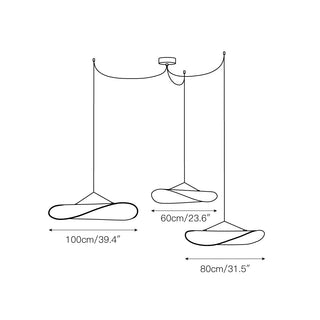 Elsolir Moderne Minimaliste Papier Suspension