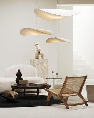 Vela Lampe Suspendue Minimaliste en Soie