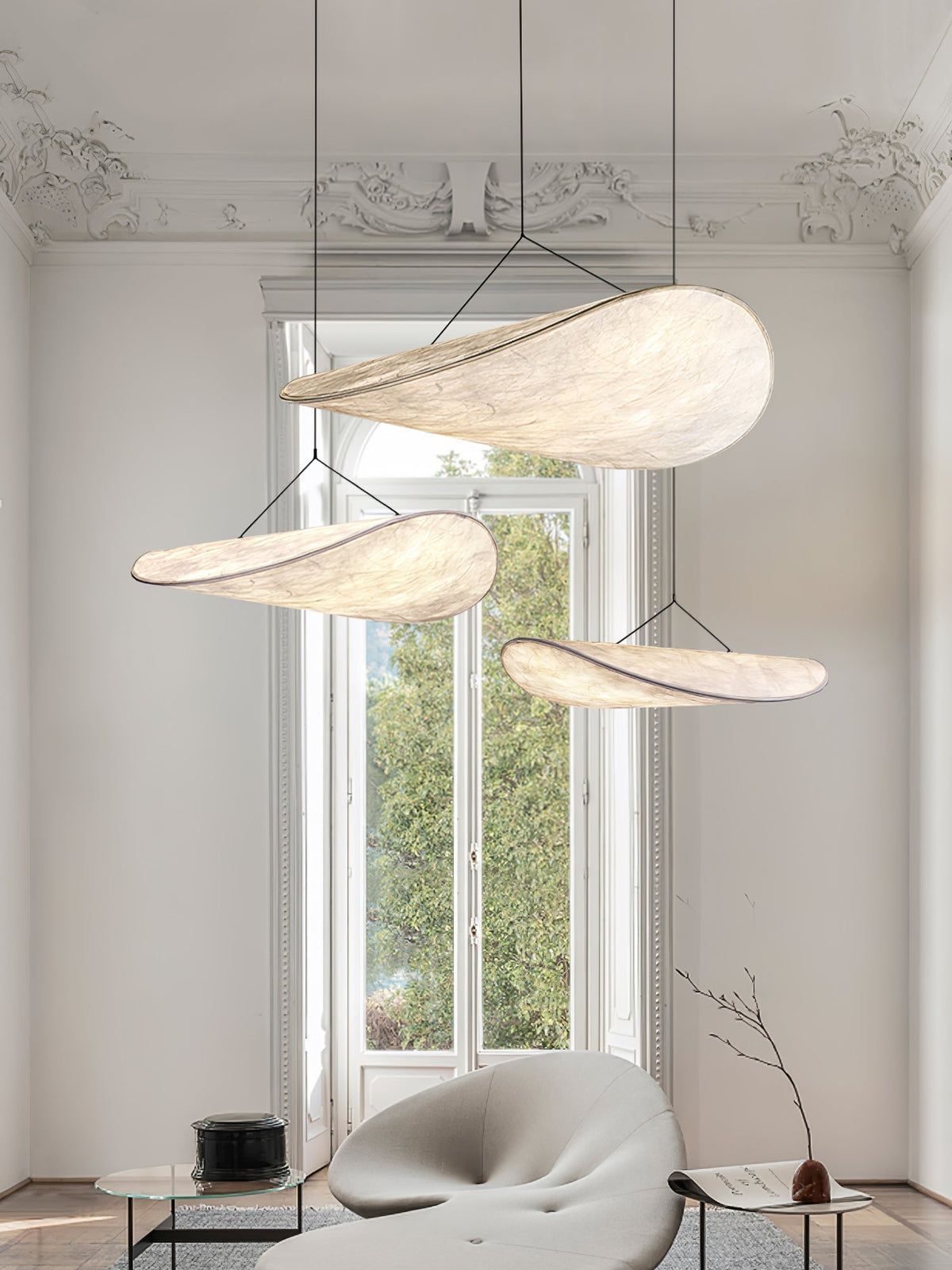Twist Suspension Lampe Contemporaine Swag