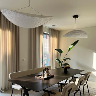Vela Lampe Suspendue Minimaliste en Soie