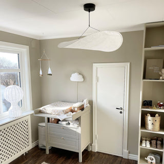 Vela Lampe Suspendue Minimaliste en Soie