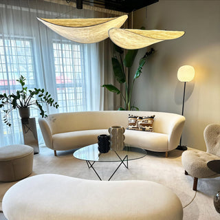 Vela Lampe Suspendue Minimaliste en Soie