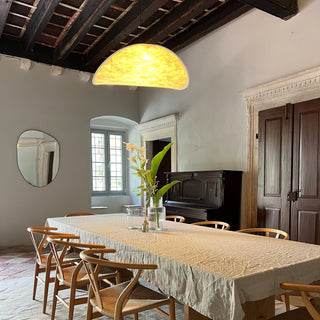 Vela Lampe Suspendue Minimaliste en Soie