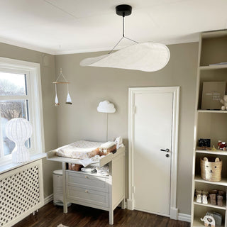 Vela Lampe Suspendue Minimaliste en Soie