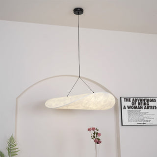Vela Lampe Suspendue Minimaliste en Soie