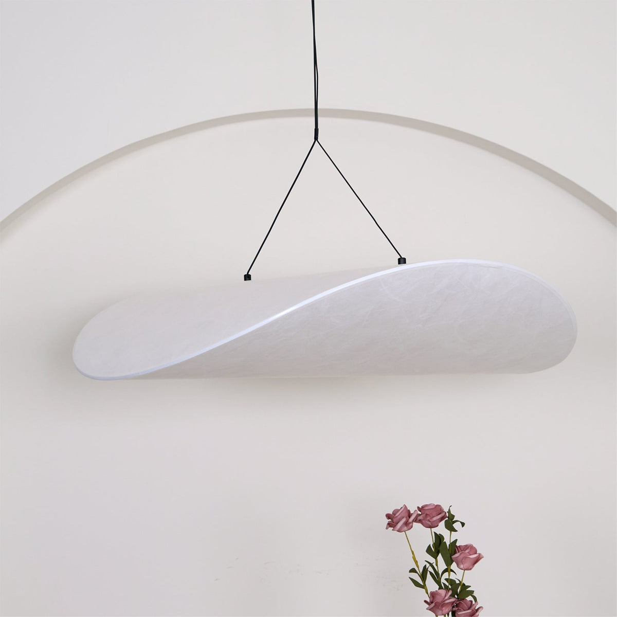 Belia Lampe Suspendue Minimaliste en Soie