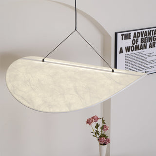Vela Lampe Suspendue Minimaliste en Soie