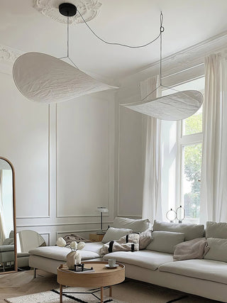 Vela Lampe Suspendue Minimaliste en Soie