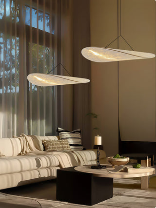Vela Lampe Suspendue Minimaliste en Soie