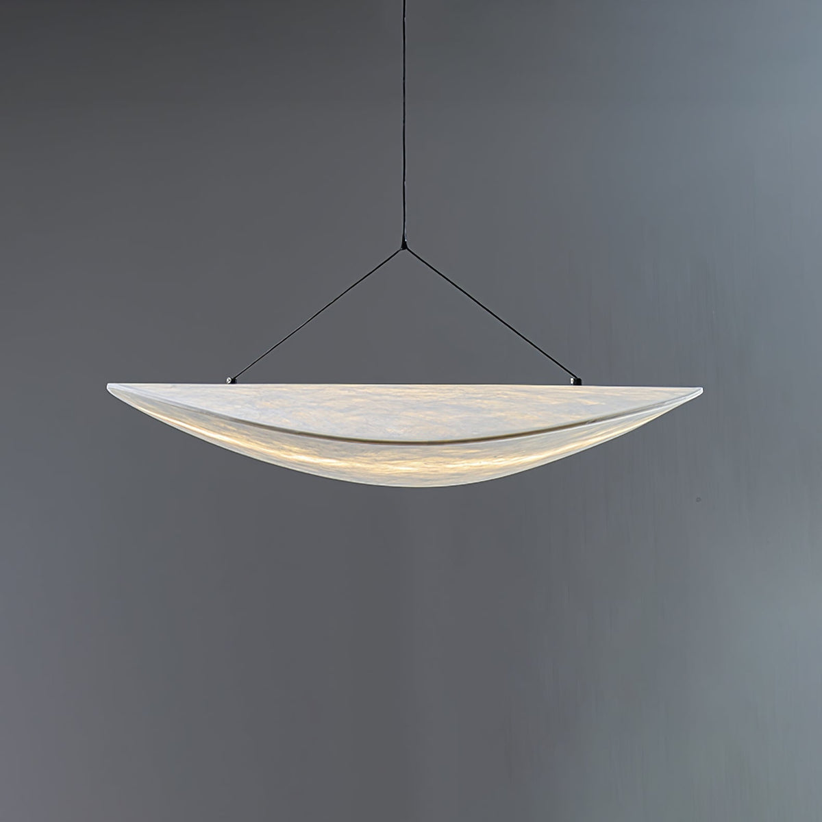 Belia Lampe Suspendue Minimaliste en Soie