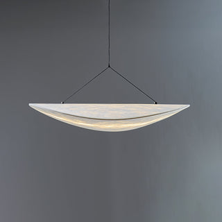 Vela Lampe Suspendue Minimaliste en Soie