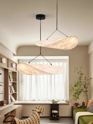 Vela Lampe Suspendue Minimaliste en Soie