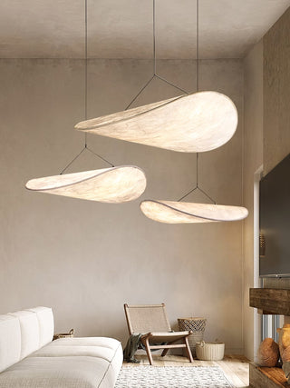 Vela Lampe Suspendue Minimaliste en Soie