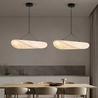 Vela Lampe Suspendue Minimaliste en Soie