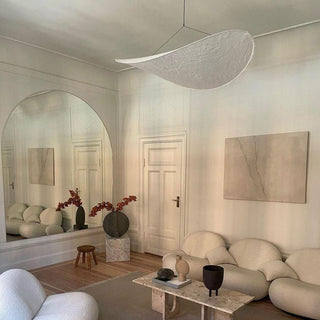 Vela Lampe Suspendue Minimaliste en Soie
