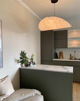 Vela Lampe Suspendue Minimaliste en Soie