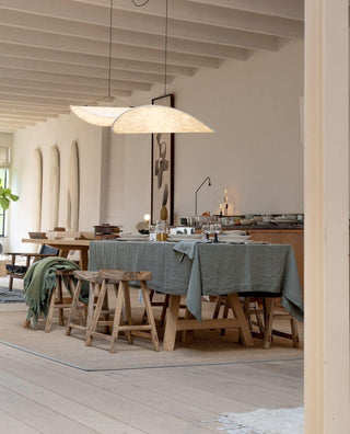 Vela Lampe Suspendue Minimaliste en Soie