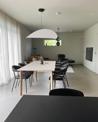 Vela Lampe Suspendue Minimaliste en Soie
