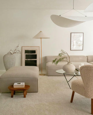 Vela Lampe Suspendue Minimaliste en Soie