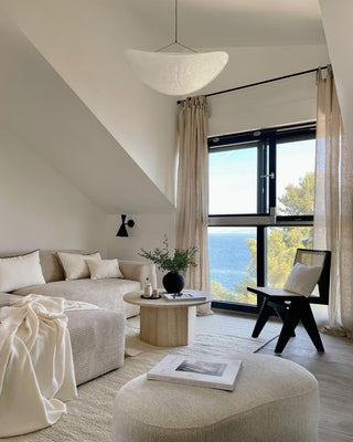 Vela Lampe Suspendue Minimaliste en Soie