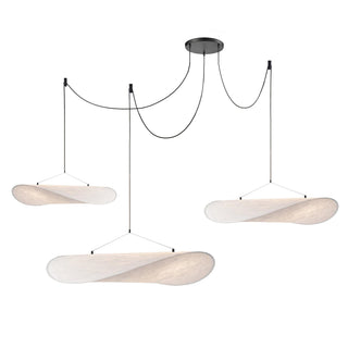 Vela Lampe Suspendue Minimaliste en Soie
