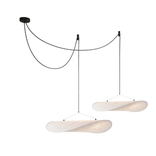 Vela Lampe Suspendue Minimaliste en Soie