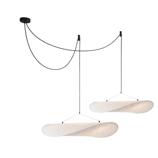 Vela Lampe Suspendue Minimaliste en Soie