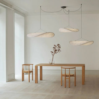 Vela Lampe Suspendue Minimaliste en Soie