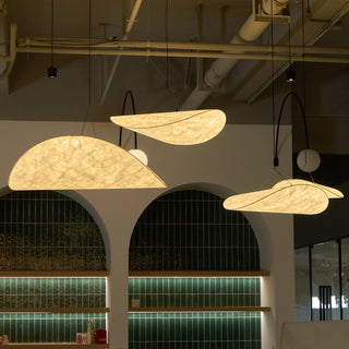Vela Lampe Suspendue Minimaliste en Soie