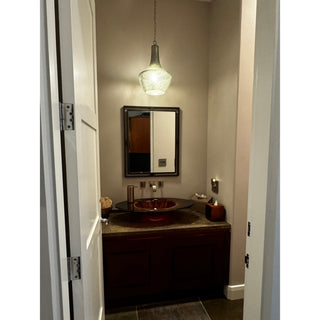 Avenila Moderne Minimaliste Verre Métal Suspension