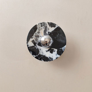 Olrine Moderne Minimaliste Marbre Métal Applique Murale