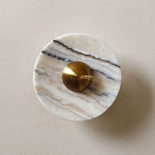 Olrine Moderne Minimaliste Marbre Métal Applique Murale