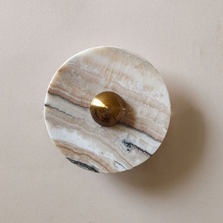 Olrine Moderne Minimaliste Marbre Métal Applique Murale