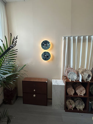 Olrine Moderne Minimaliste Marbre Métal Applique Murale